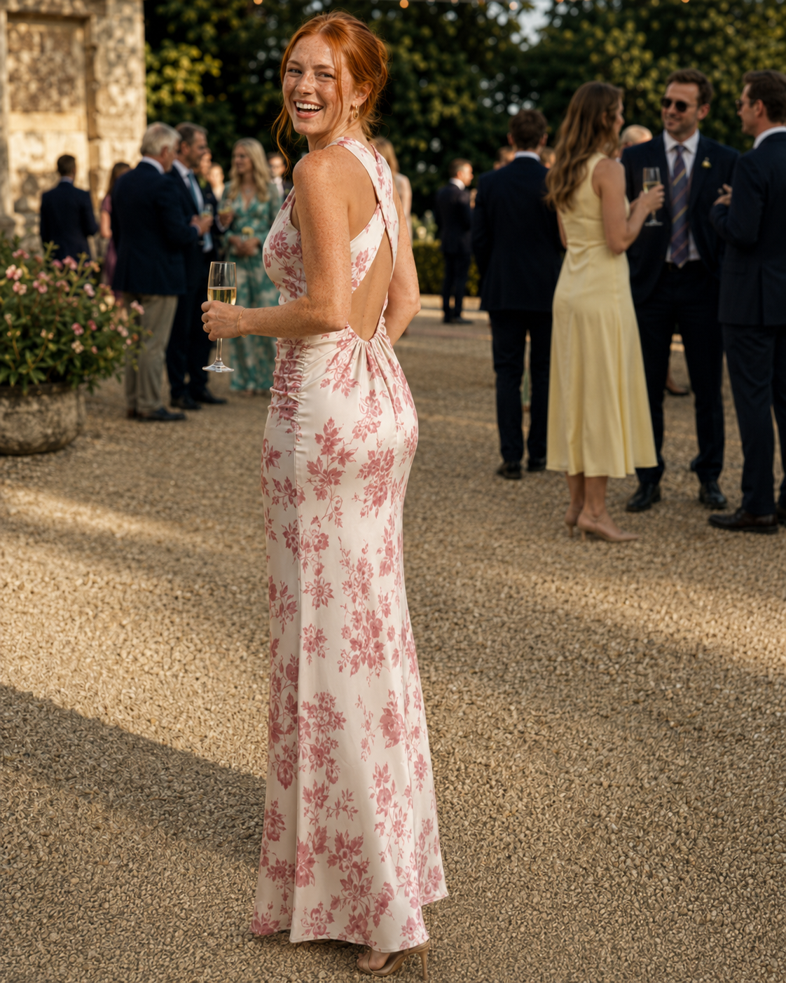 Reformation | Pink Anaiis Silk Dress