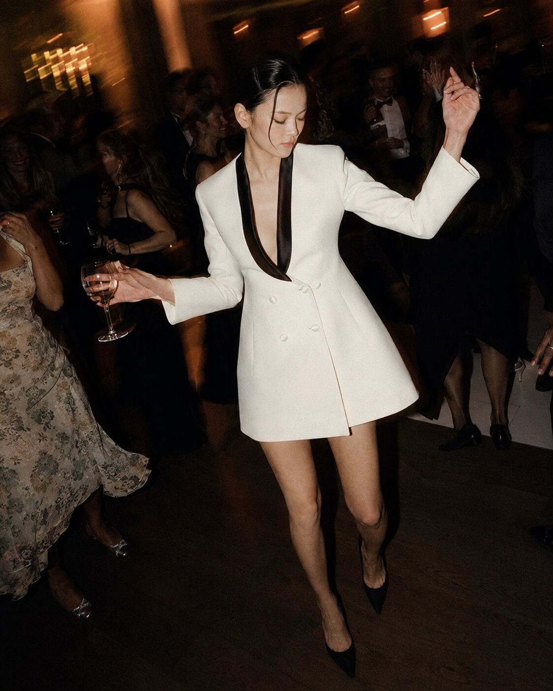 Yves Saint Laurent | Automne/Hiver 2007 Runway Tuxedo Mini Dress