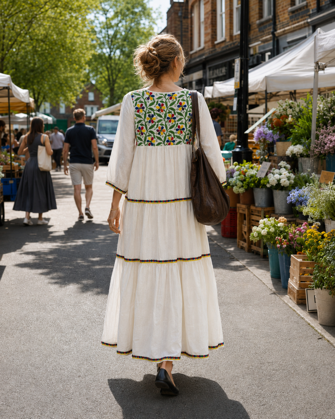 Muzungu Sisters | Embroidered Maxi Dress
