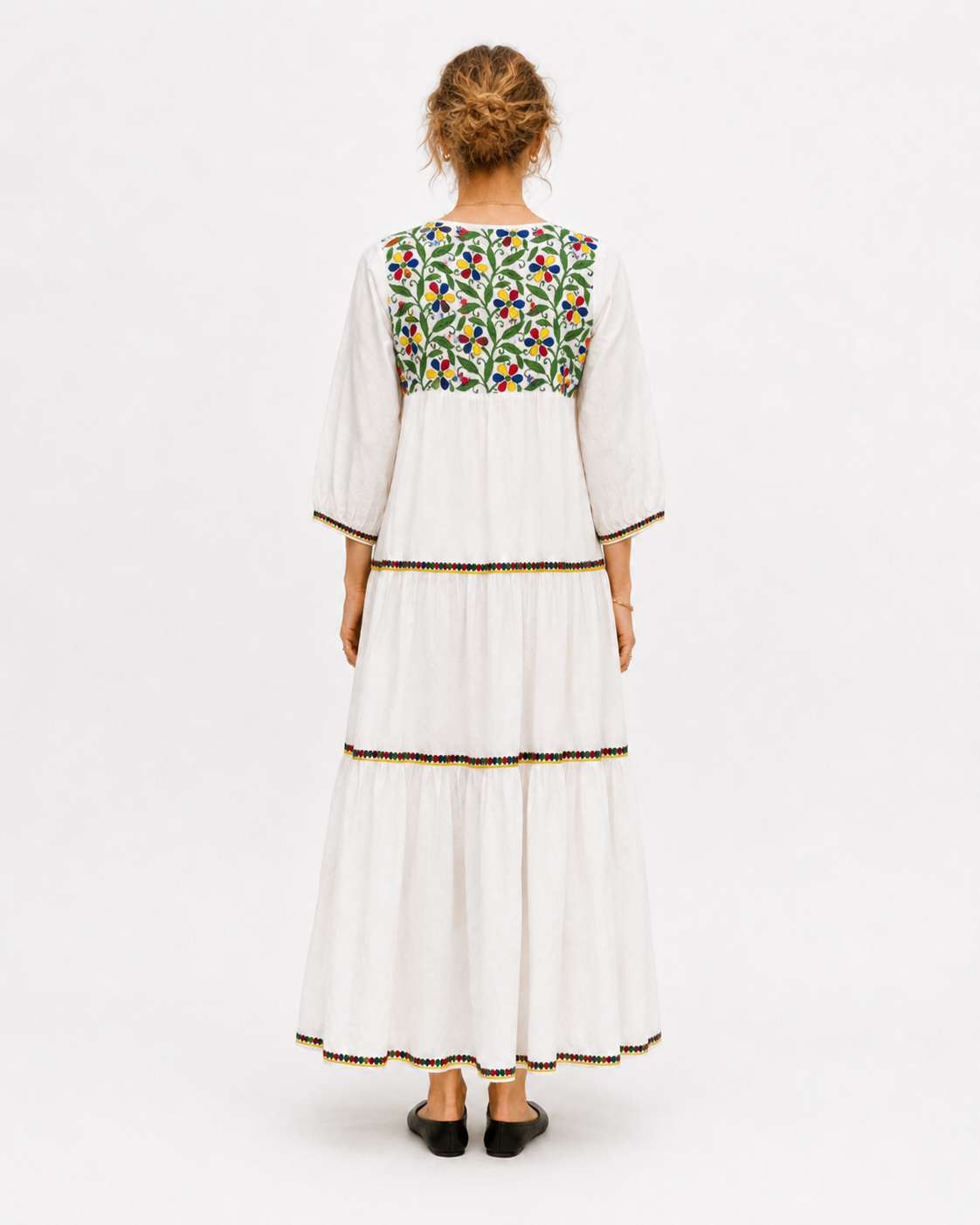 Muzungu Sisters | Embroidered Maxi Dress