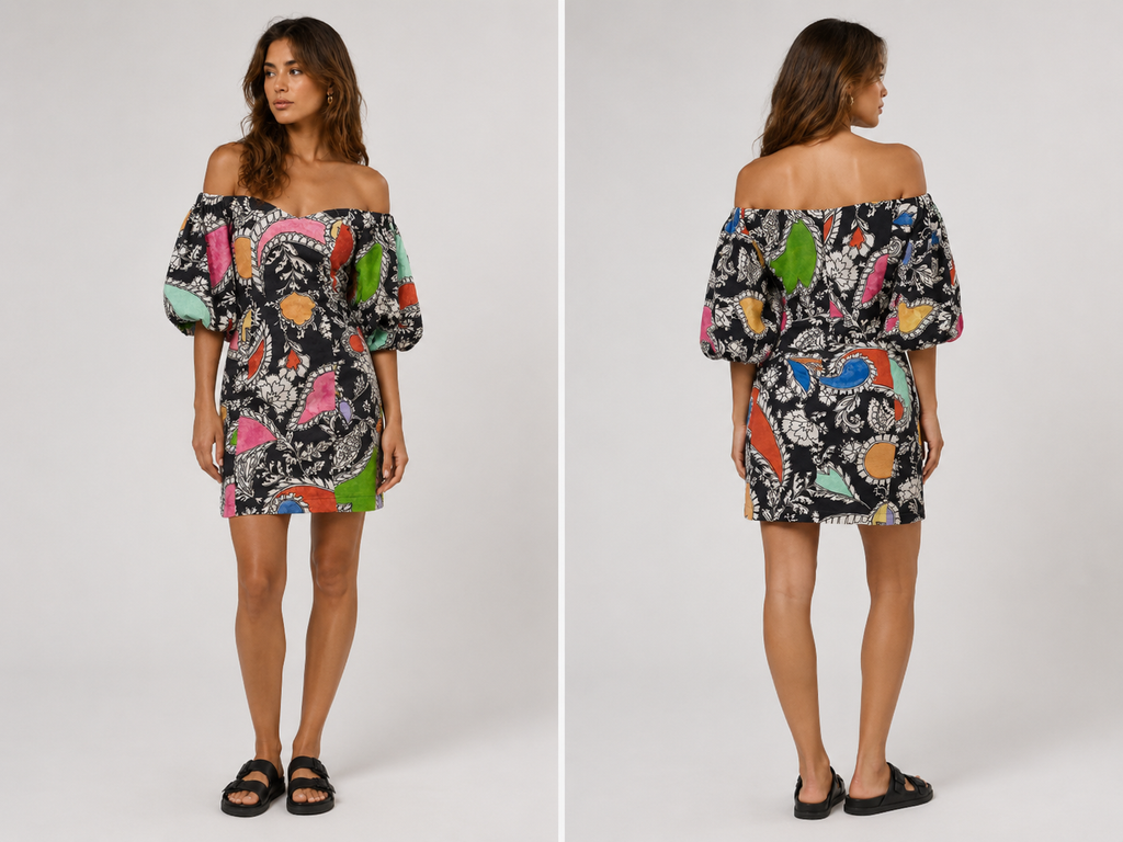 Mara Hoffman | Nomi Puff Sleeve Dress
